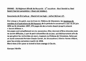 - aOranie- 9eHussards - 1er escadron